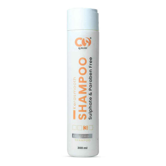 Co-Luxury Kerasmooth Shampoo with Keratin and Argan Oil- For All Hair Types