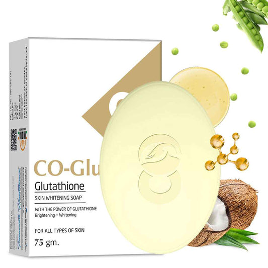Co Luxury Glutathione Skin Whitening Soap with Kojic acid and Shea Butter- (Pack of 2)