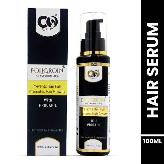 Co-Luxury Foligroin Hair Serum With Procapil For Healthier Strong And Frizz-Free Hair