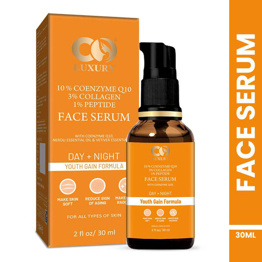 Co Luxury 10% Coenzyme Q10 3% Collagen 1% Peotide Face Serum