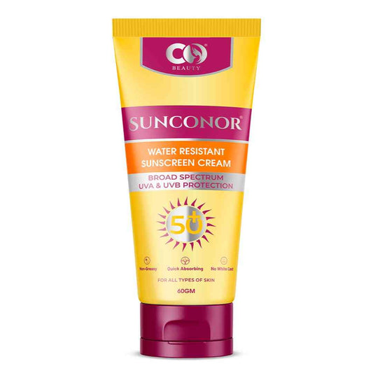 CO Sunscreen - SPF 50 PA+ Beauty Water Resistant Sunscreen UVA & UVB Protection  (60 g)