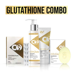 Co-Gluta combo (Facewash, Soap, Cream and Tablets)