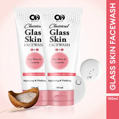 CO Beauty Glass Skin Facewash | Rice Water & Ceramide | Pack of 2