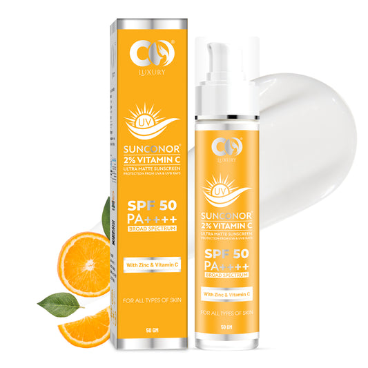 Co luxury Sunconor Water Resistant sunscreen SPF 50 PA With Vitamin C and Zinc