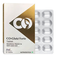 Co Luxury Glutathione Tablet with Vitamin C & Alpha Lipoic Acid | 10 Tablets