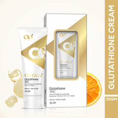 CO Luxury Glutathione Cream for skin lightening with Kojic Acid, Vitamin A, C & E (30 g)