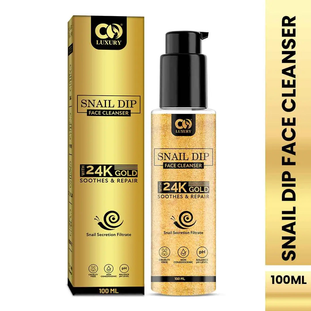 CO Luxury Snail Dip Skin Repair Face Cleanser | Active Snail Secretion Filtrate  (100 g)