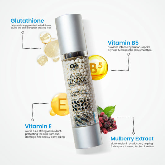 Co Luxury Glutathione 3D Glow Skin Serum | Reduces Acne, Dark Spots, Pigmentation | Brightens & Smooths Skin  (50 ml)