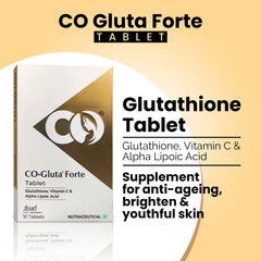 Co Luxury Glutathione Tablet with Vitamin C & Alpha Lipoic Acid | 10 Tablets