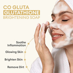 Co Luxury Glutathione Skin Whitening Soap with Kojic acid and Shea Butter- (Pack of 2)
