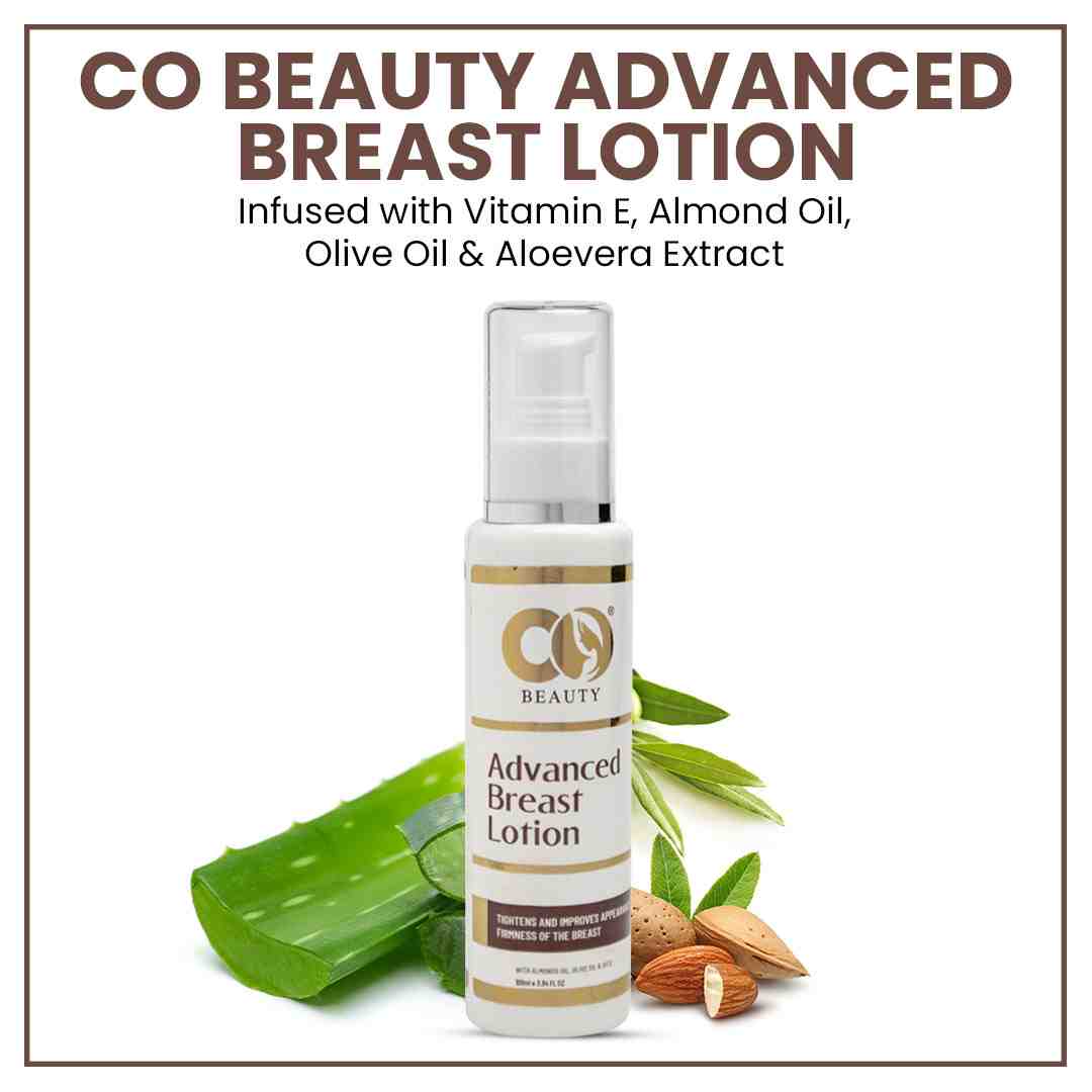 Co-Beauty Advanced Breast Firming Lotion With Almond Oil, Olive oil & Vitamin E