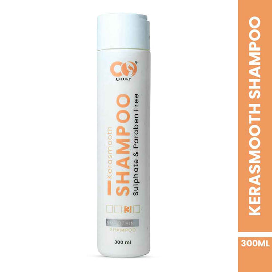Co-Luxury Kerasmooth Shampoo with Keratin and Argan Oil- For All Hair Types