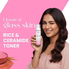 CO LUXURY Classical Glass Skin Rice & Ceramide Toner | Hydrating, Brightening & Pore-Refining Toner for Smooth Radiant Skin – 100ml