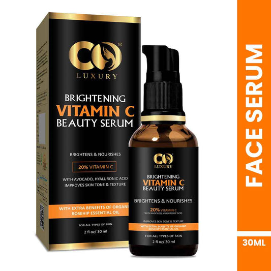 Co Luxury 20% Vitamin C Face Brightening serum With Hyaluronic Acid and Avocado Oil 1080