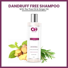 Co-Luxury Dandruff-Free Shampoo With Tea Tree And Ginger Oil ( For All Hair Types)