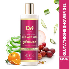 Co-Luxury Glutathione Shower Gel With Kojic Acid Grapeseed Oil And Vitamin E Beads Pack Of 1