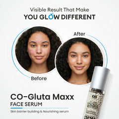 Co Luxury Glutathione 3D Glow Skin Serum | Reduces Acne, Dark Spots, Pigmentation | Brightens & Smooths Skin  (50 ml)