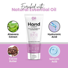 CO Beauty Hand Cream | Hyaluronic & Salicylic Acid | For Dry,Rough & Itchy Hands