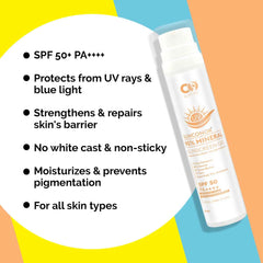 Co Luxury 95% Mineral Sunscreen SPF 50 PA++++| Anti Bacterial | Boost Skin Hydration