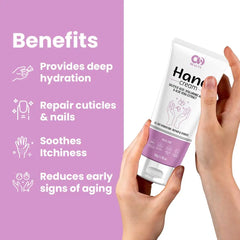 CO Beauty Hand Cream | Hyaluronic & Salicylic Acid | For Dry,Rough & Itchy Hands