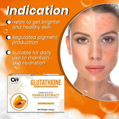 CO Luxury Glutathione Papaya Skin Brightening Soap | Kojic Acid & Aloevera Extract