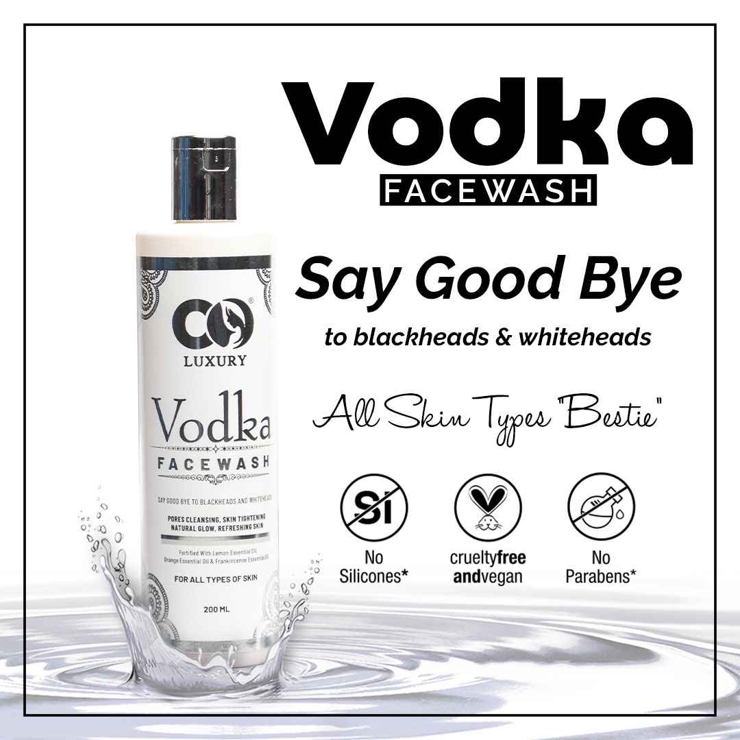 Co-Luxury Vodka Face Wash With Powerful Essential Oils