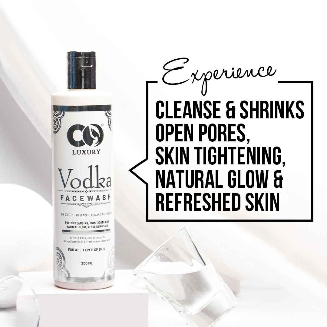 Co-Luxury Vodka Face Wash With Powerful Essential Oils