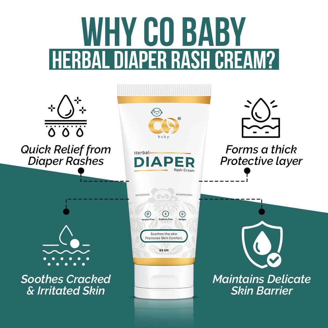 Co Baby diaper Rash Cream with Almond & Coconut Oil