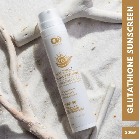 Co Luxury 1% Glutathione Sunscreen SPF 50 PA++++| Skin Brightening| Anti Ageing| Reduce PIgmentation