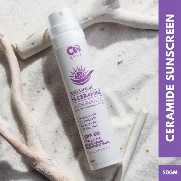 Co Luxury 1%Ceramide Sunscreen SPF 50 PA ++++| Retain Moisture| Improve Skin Barrier| Lighten Dark spot