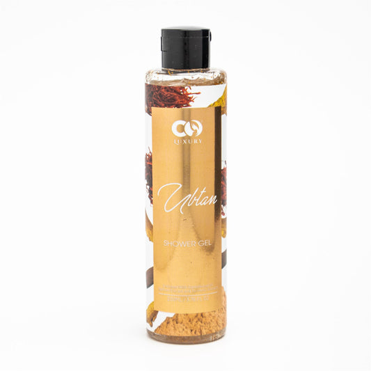 Co-Luxury Ubtan Shower Gel with Saffron Extracts, Sandalwood Oil & Vitamin E Beads
