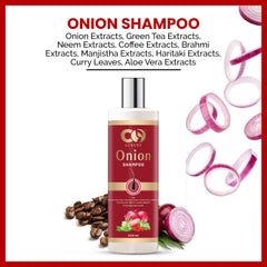 Co-Luxury Black Seed Onion Shampoo-Parabens And Sulphate Free( For all Hair Types)