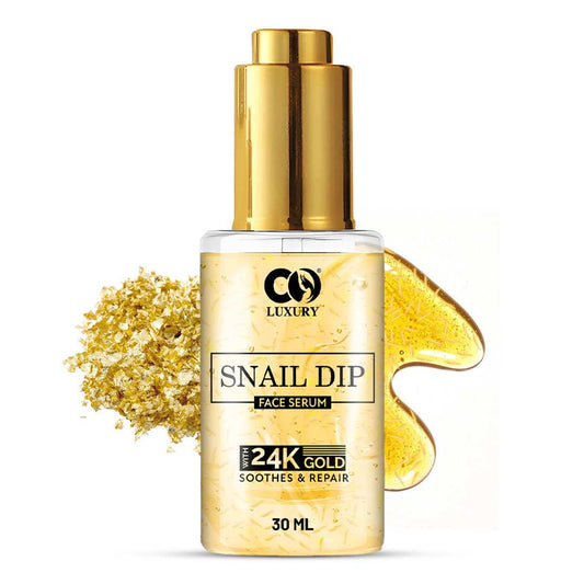 CO LUXURY Snail Mucin Face Serum | Contains 99% Snail Mucin Filtrate | Repairs Skin-Barrier | Anti Ageing Properties  (30 ml)