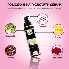 Co-Luxury Folligroin Hair Serum With Procapil For Healthier Strong And Frizz-Free Hair