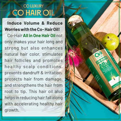 Co Luxury All In One Hair Oil With Tea Tree And Rosemary Essential Oils - For All Hair Types