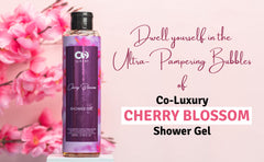 Co-Luxury Cherry Blossom Shower Gel with Kiwi Seed Oil & Vitamin E Beads